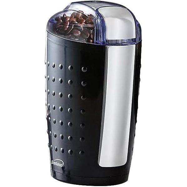 Moulin à café et à épices Brentwood CG-158B 4 oz, noir, moyen