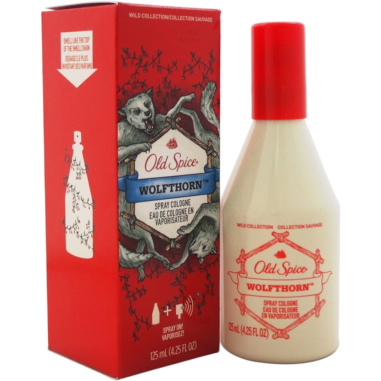 Eau de Cologne en vaporisateur pour homme Old Spice Wild Collection Wolfthorn