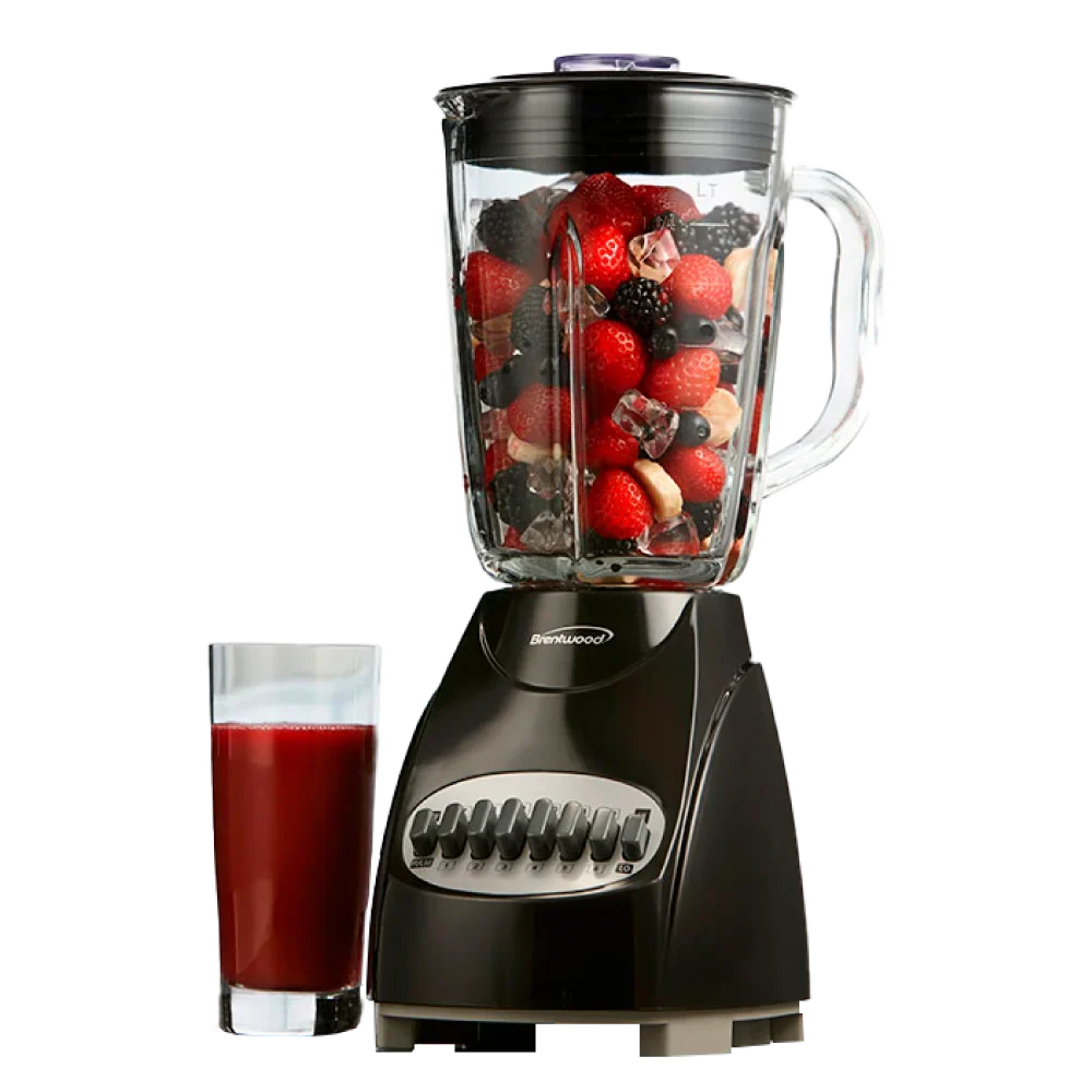Brentwood JB220B 12 Speed Blender - Black - AGSWHOLESALE
