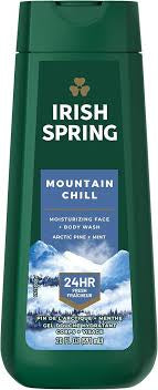 Irish Spring Mountain Chill Moisturizing Face + Body Wash 591ml