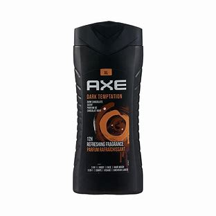 AXE Dark Temptation Dark Chocolate Scent 3-1 body+ Hair+ Face Wash