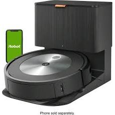 Aspirateur robot connecté Wi-Fi Roomba j7+ à vidange automatique avec évitement d'obstacles - Noir