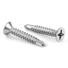 Vis à tête plate 1 9/16" 12 pièces