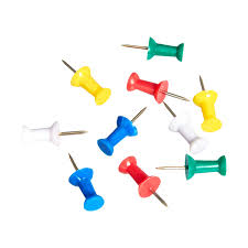 Telstar Push Pins - Assorted Colors