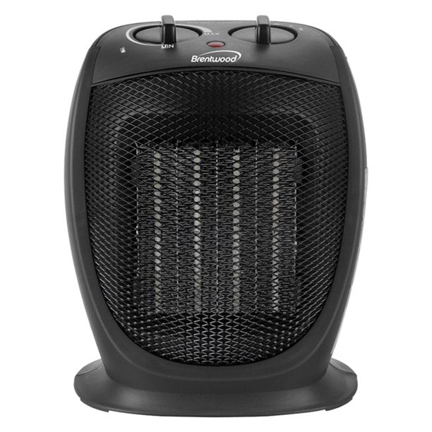 Brentwood Space Heater And Fan Black