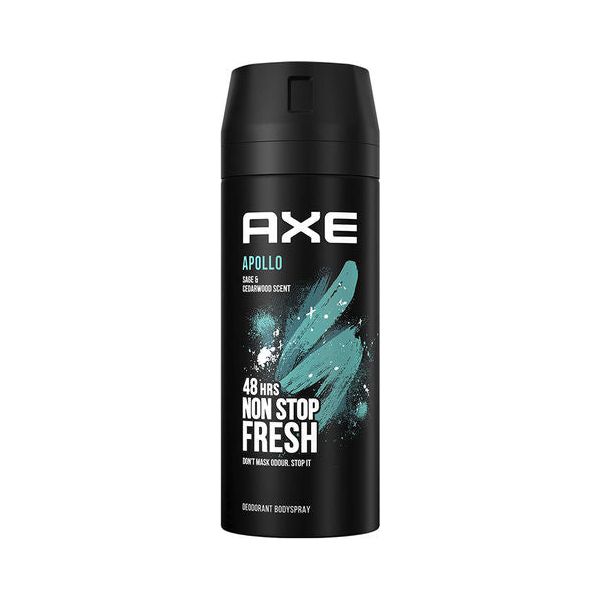 Spray corporel Axe Apollo Sauge et bois de cèdre 150 ml