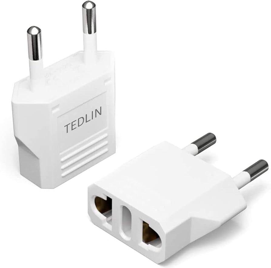 US travel to Europe Plug Adapter Pack