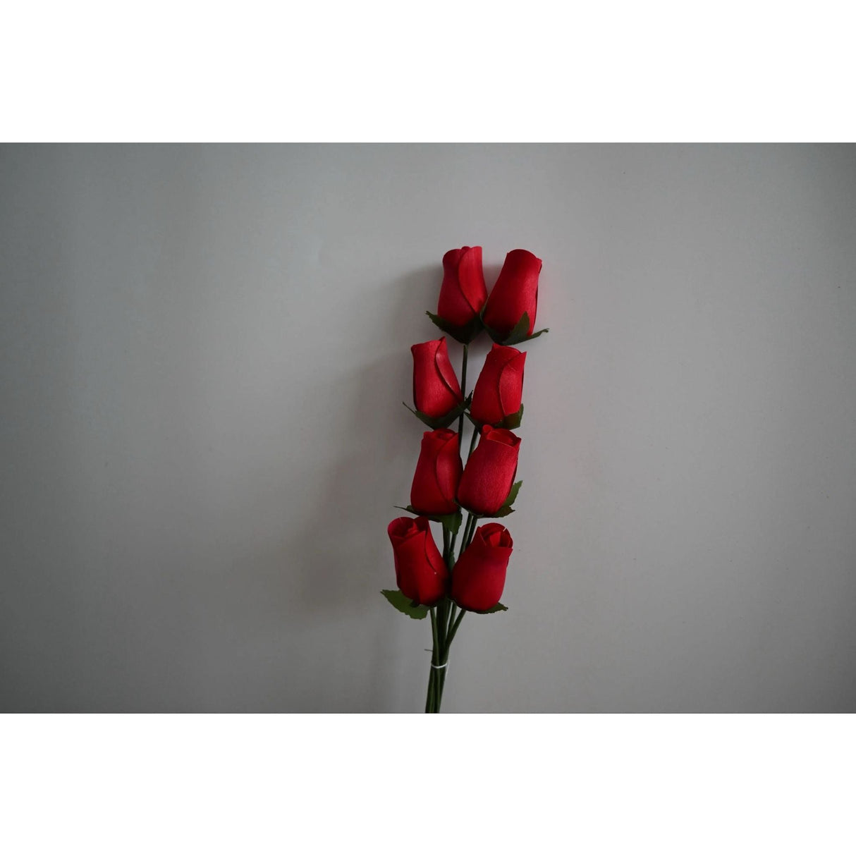 Roses Realistic Big Bud Wooden Roses Red (Single or Bouquet)