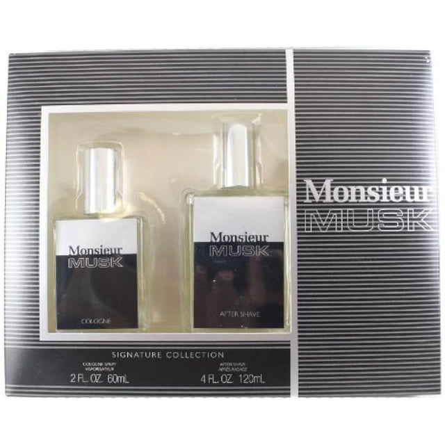 Dana Monsieur Musk Gift Set Cologne Spray - AGSWHOLESALE