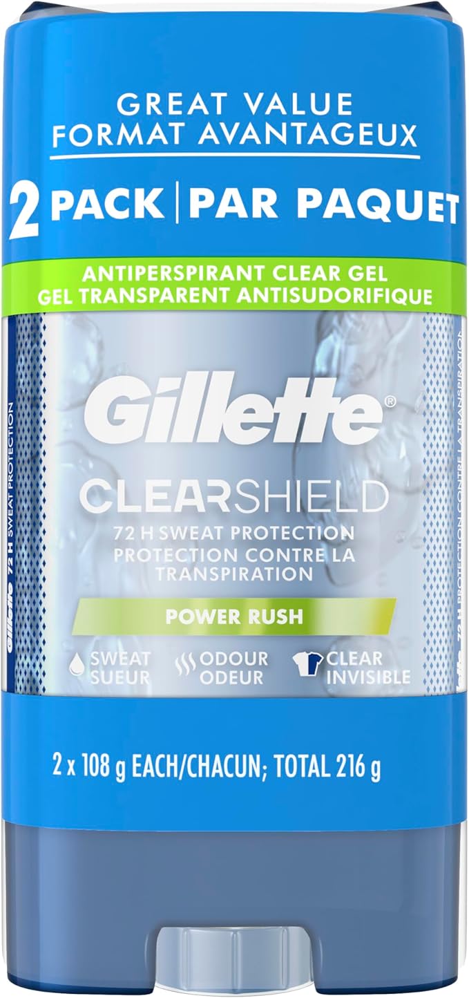 Clear Shield Power Rush 72H Sweat Protection Deodorant 108g