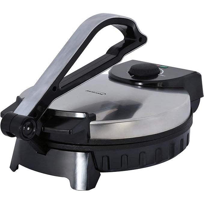 Brentwood TS-128 Electric Tortilla Press Silver