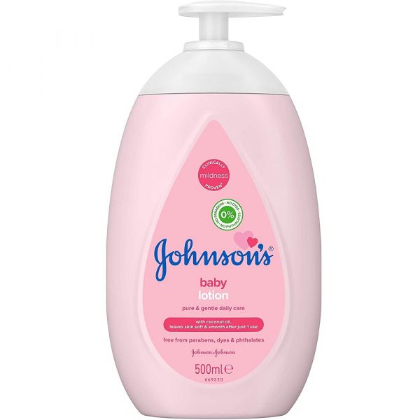 JOHNSONS & JOHNSONS Baby Lotion Pump 500ml - AGSWHOLESALE