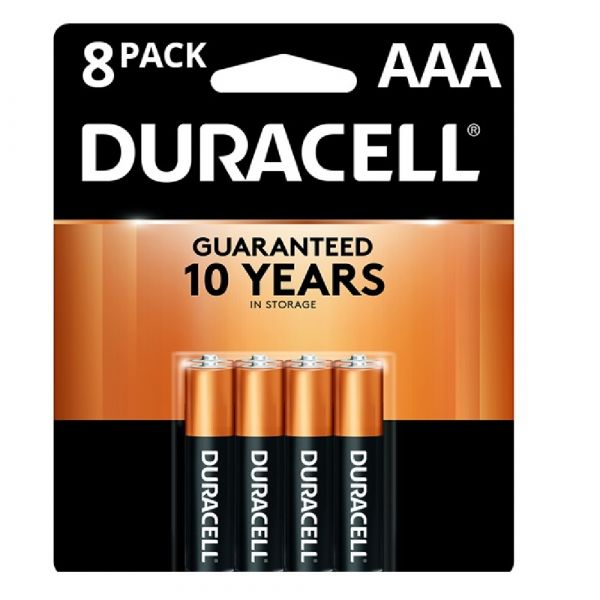 DURACELL COPPERTOP ALKALINE AAA 8Pack - AGSWHOLESALE
