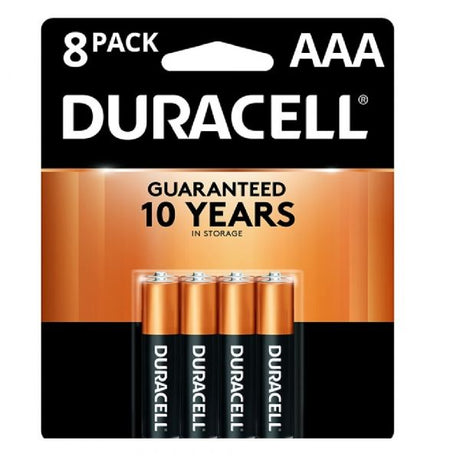 DURACELL COPPERTOP ALKALINE AAA 8Pack - AGSWHOLESALE