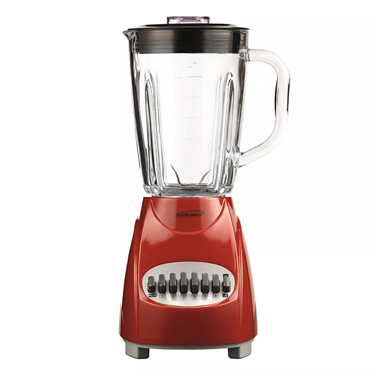 Brentwood 12-Speed Blender Glass Jar in Red