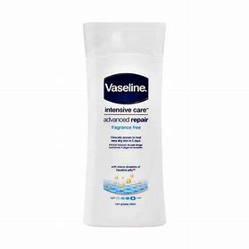 Vaseline Intensive Care Advanced Repair Fragrance Free Body Lotion 200ml