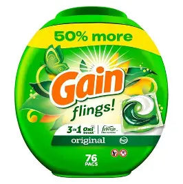 Gain Flings Display 48ct