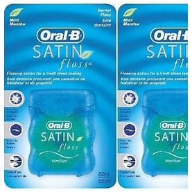 ORAL B Satin Floss 2 Pack 50ML