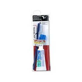 Orazen Travel Kit Toothbrush, Toothpaste and brush cap