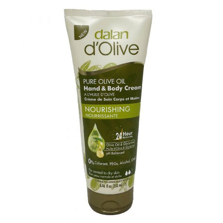DALAN D'OLIVE HAND & BODY CREAM 250ML NOURISHING - AGSWHOLESALE