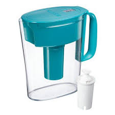 Distributeur d'eau avec filtre à eau Denali de 6 tasses et filtre à eau standard - Bleu sarcelle