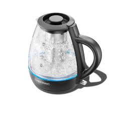 1L Rapid-Boil Kettle with Automatic Shutoff - Black