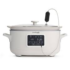 6qt Programmable Slow Cooker with Sous Vide - Oat Milk Ivory