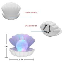 Night Light Shell with Sensor - Asstd Colors