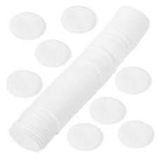 Disques de coton démaquillants 100PC Blanc