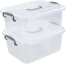 Plastic Storage Box Show Off Clear 9Lt