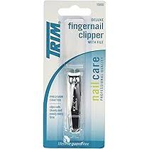 TRIM FINGERNAIL CLIPPER WITH FILE & CHAIN