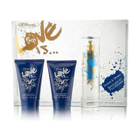 Ed Hardy Love IS Gift Set Eau De Toilette - AGSWHOLESALE