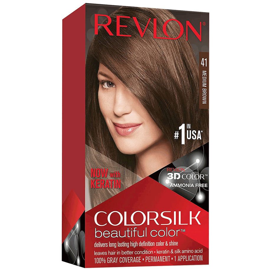 Coloration capillaire Colorsilk 41 Brun moyen