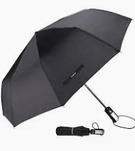 Umbrella Automatic folded 45"Arch Black