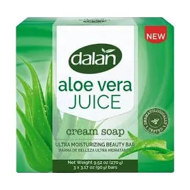 DALAN Aloe Vera Juice Cream Soap (3X90g)