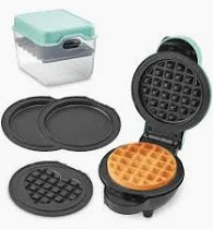 MultiMaker Mini System with 6 Removable Plates: Waffle and Griddle