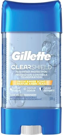 Clear Shield Fresh Amber Scent Deodorant 108g