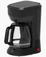 5 Cup One-Touch Switch Coffee Maker with Auto Keep Warm Black