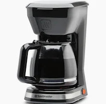 5 Cup One-Touch Switch Coffee Maker with Auto Keep Warm Black